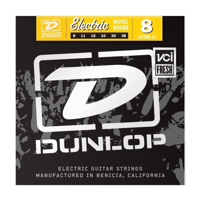 Струны для электрогитары DUNLOP DEN0838 ELECTRIC EXTRA LIGHT 8