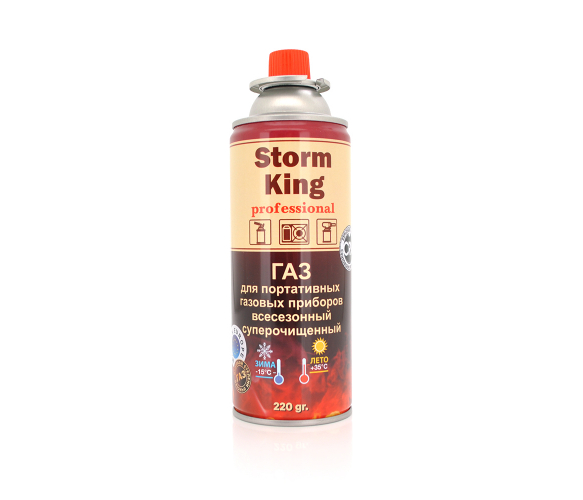 Газовый балон Газовый балон Storm king, 220г