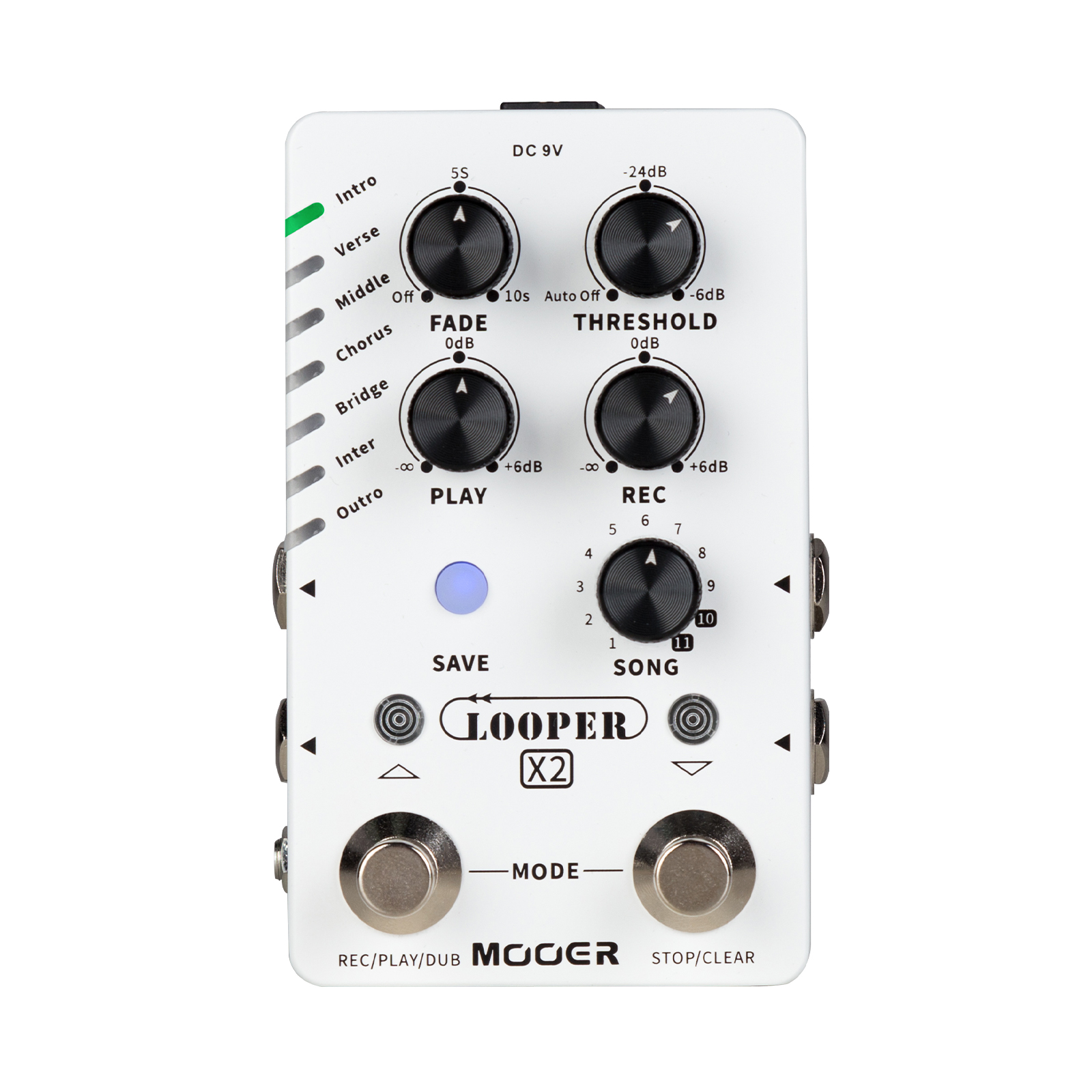 Эффекты для электрогитары MOOER Looper X2