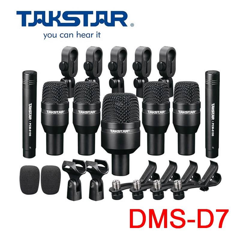 Инструментальный микрофон DMS-D7 TAKSTAR професійний набір для барабанних установок