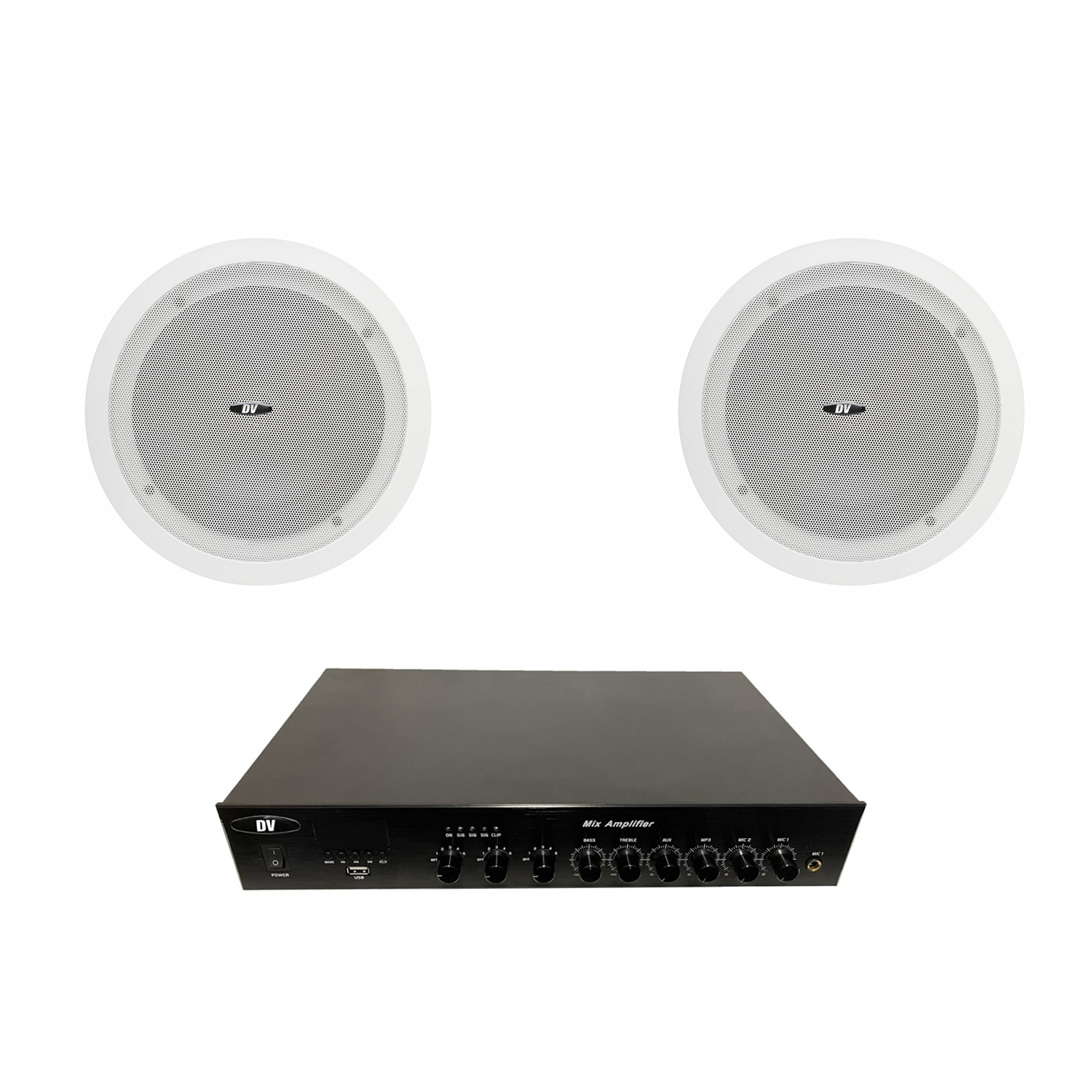 Акустична система Комплект звуку DV audio LA602C8 для приміщення до 40 м.кв.