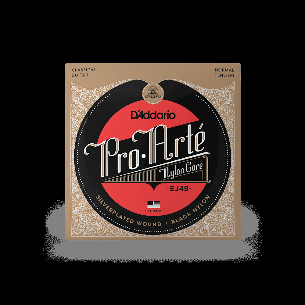 Струны для классической гитары D&#039;ADDARIO EJ49 PRO ARTE BLACK TREBLE NORMAL TENSION