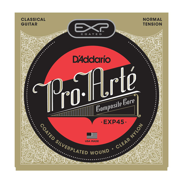 Струни для класичної гітари D&#039;ADDARIO EXP45 EXP CLASSICAL NORMAL TENSION