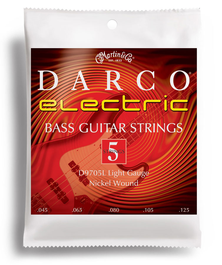 Martin D9705L Darco Electric 5-String Bass Light (45-125)