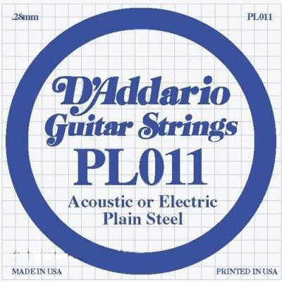 Струна для акустической гитары D'ADDARIO PL011 струна для акустичної гітари