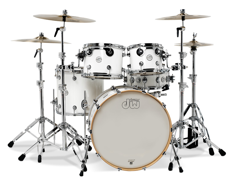 DW Design Series 5-Piece Shell Pack (Gloss White)