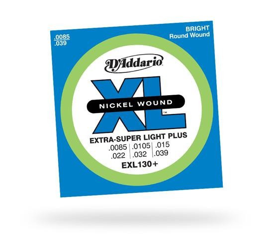 Струна для електрогітари D&#039;ADDARIO EXL130+ XL Extra Super Light Plus