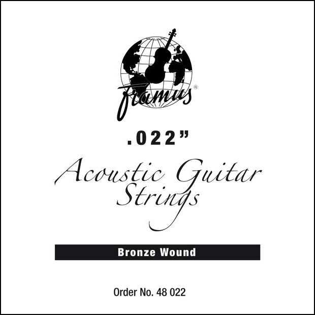 Струна для акустической гитары FRAMUS 48022 BRONZE 022