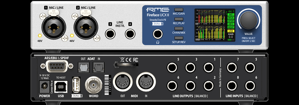 Звуковая карта RME Fireface UCX II