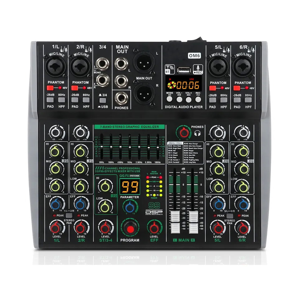 Микшерный пульт 4all Audio AK6 Mixer мікшерний пульт