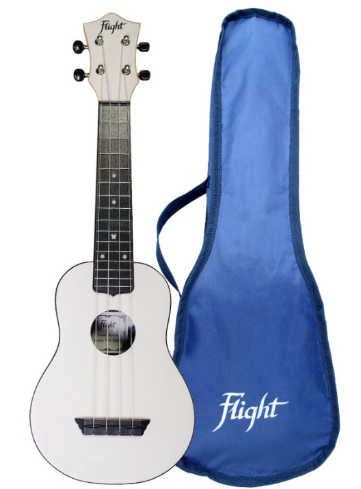 Гавайская гитара Укулеле Flight TUS35WH Travel soprano