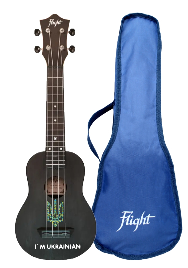 Гавайская гитара Укулеле Flight UTS UKRAINE, Ultra travel