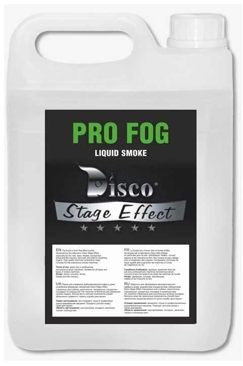 Жидкость для дыма Disco Effect D-PF Pro Fog, 5 л