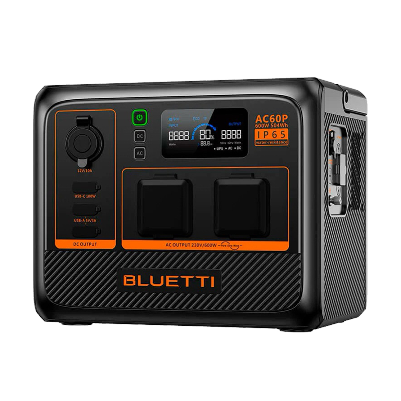 Станція резервного живлення BLUETTI AC60P Portable Power Station | 600W 504Wh