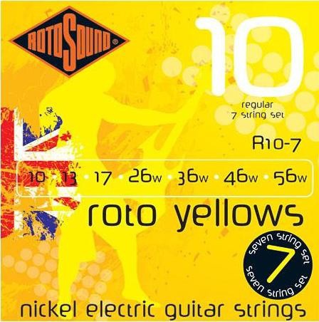 Струны для электрогитары ROTOSOUND R10-7