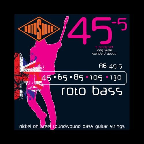 Струны для бас-гитары ROTOSOUND RB455