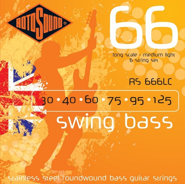 Струны для бас-гитары ROTOSOUND RS666LD