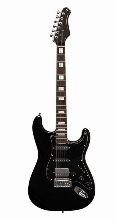 Электрогитара STAGG SES-60 BLK
