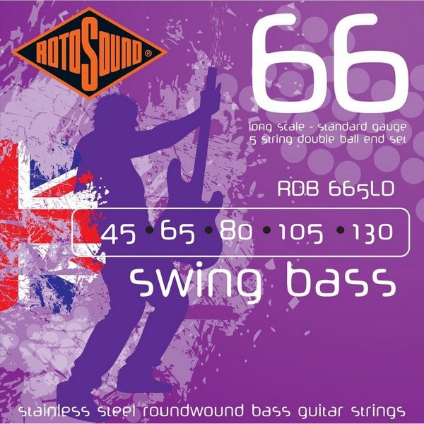 Струны для бас-гитары ROTOSOUND RDB66-5LD