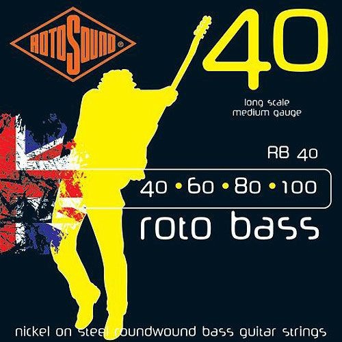 Струны для бас-гитары ROTOSOUND RB40