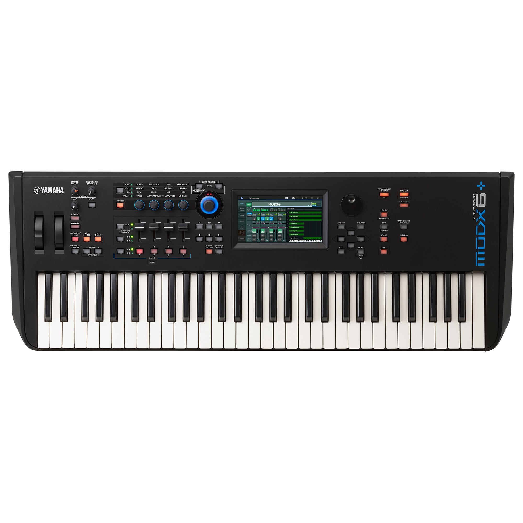 Профессиональный синтезатор YAMAHA MODX6+