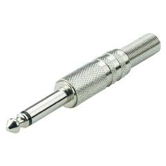 Розьем Jack 6.3 моно GCD017/N метал