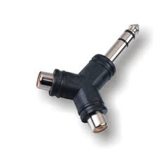 Переходник 6,3mm stereo to RCA