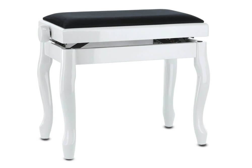 Банкетка для піаніно GEWA Deluxe classic White Gloss