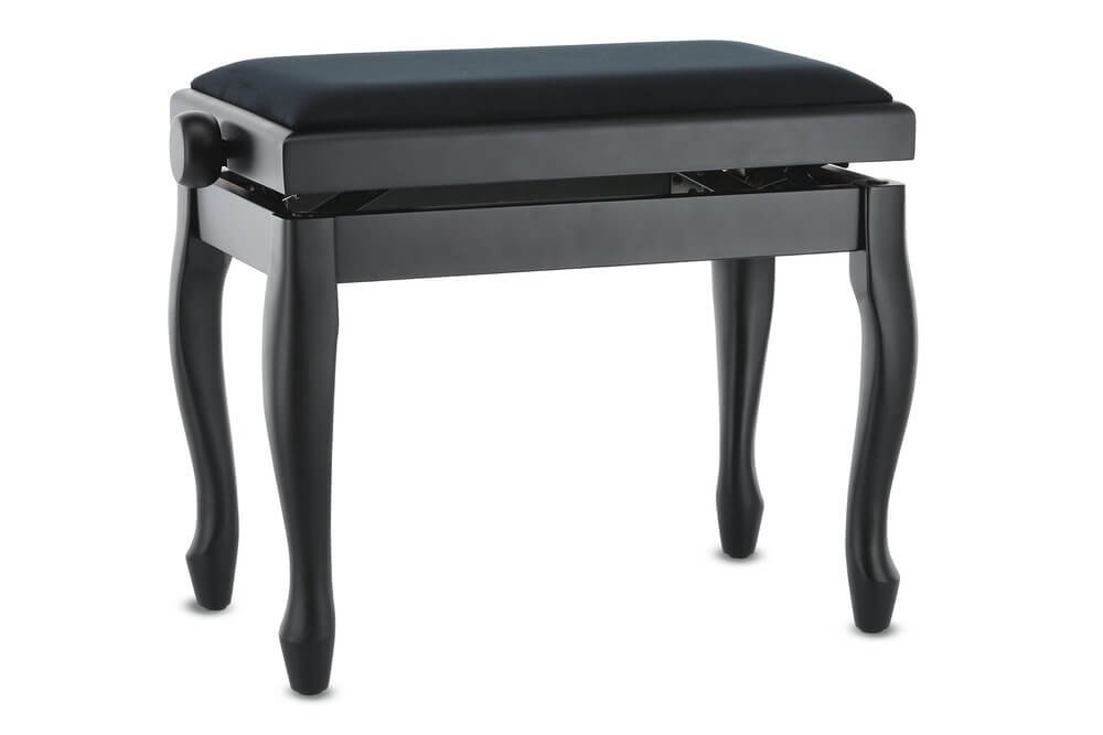 130320 Банкетка для піаніно GEWA Deluxe classic Black Matt