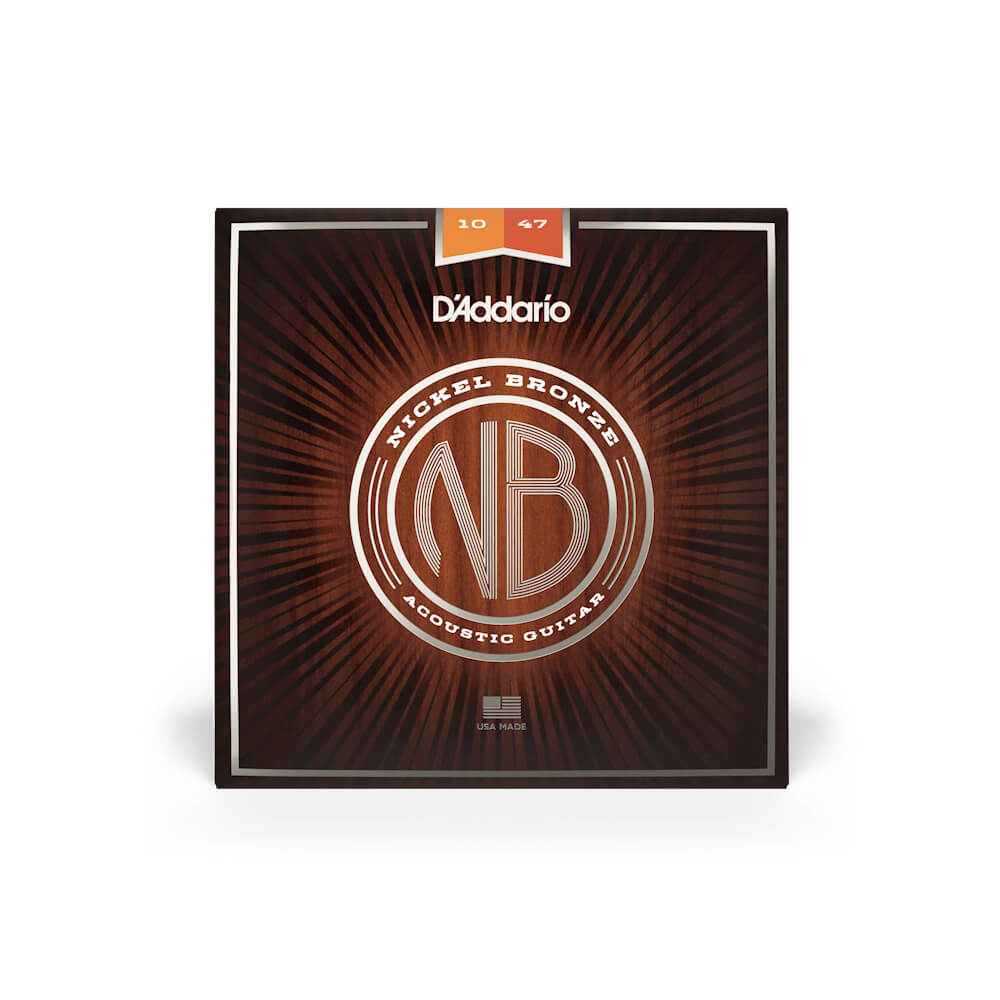 Струны для акустической гитары D'ADDARIO NB1047 NICKEL BRONZE EXTRA LIGHT (10-47)