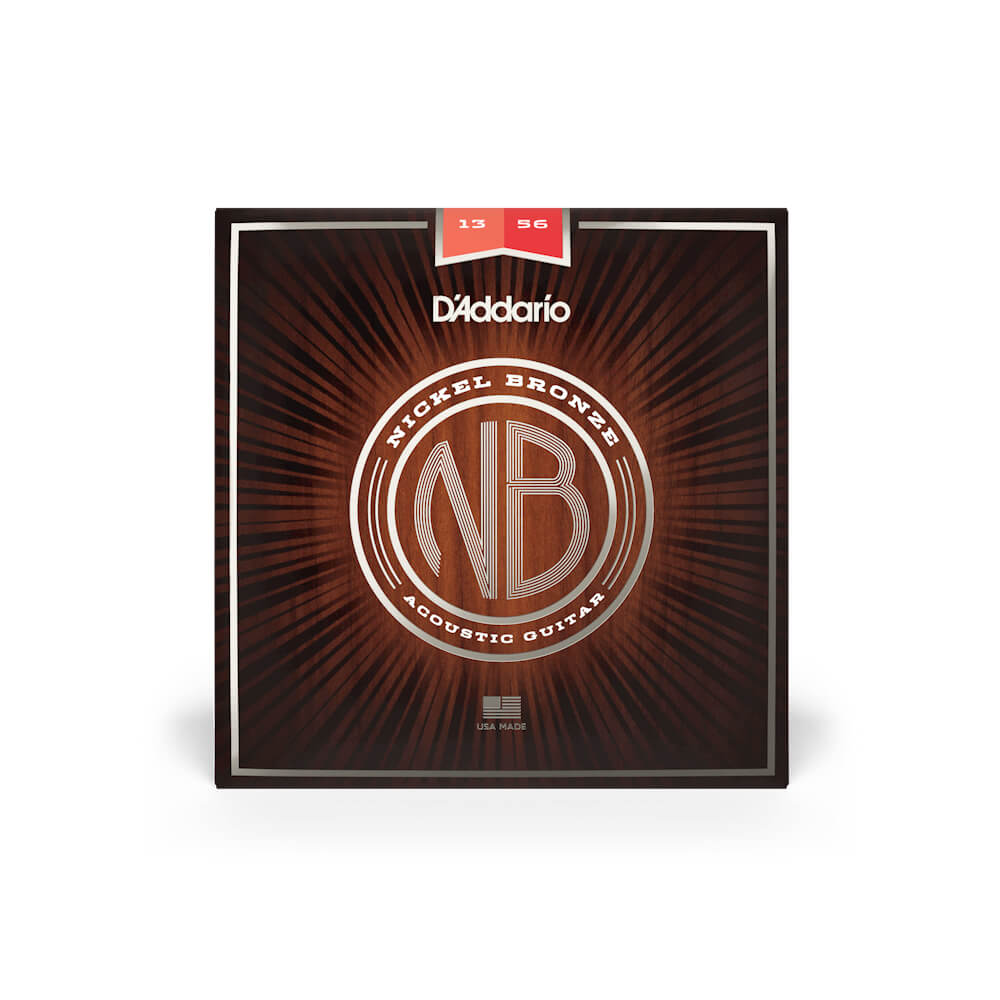Струны для акустической гитары D'ADDARIO NB1356 NICKEL BRONZE MEDIUM (13-56)