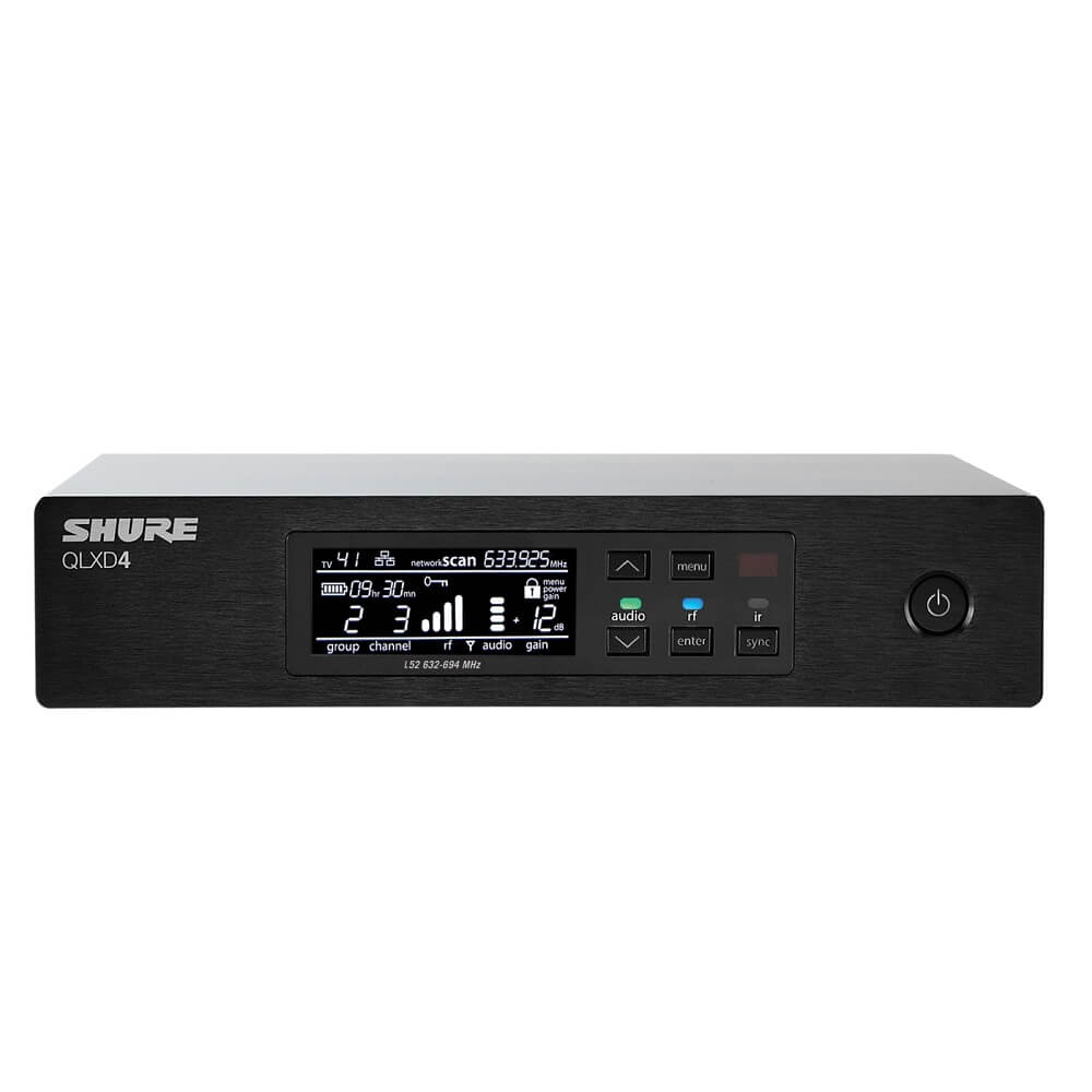 Одноканальний приймач SHURE QLXD4E=-H51