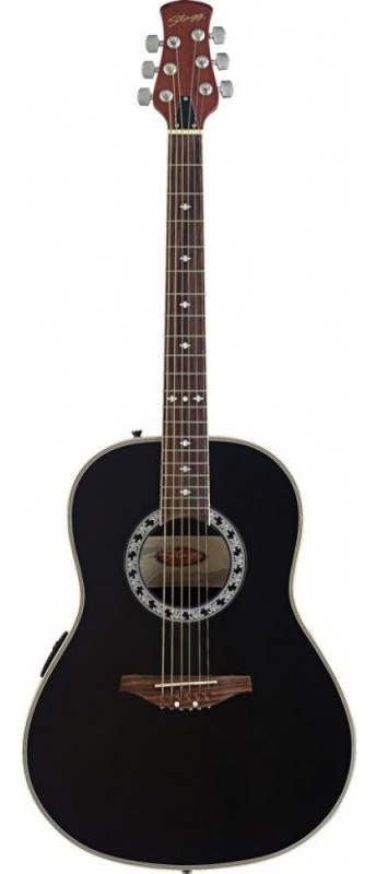 Электроакустическая гитара Stagg A1006-BK