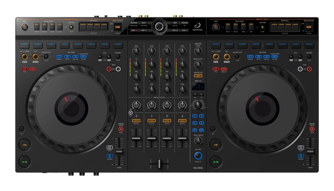 4-канальний микшер DDJ- Pioneer DDJ-GRV6