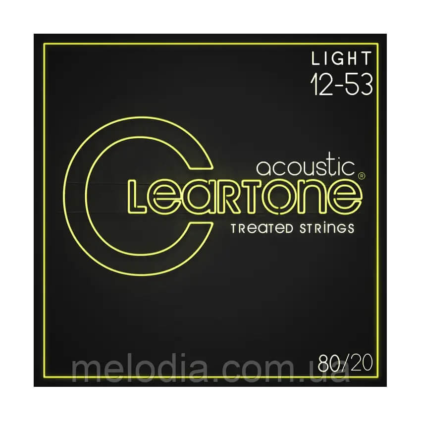 Струны для акустической гитары Cleartone 7612