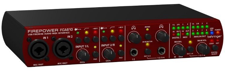 Аудиоинтерфейс Behringer FIREPOWER FCA610