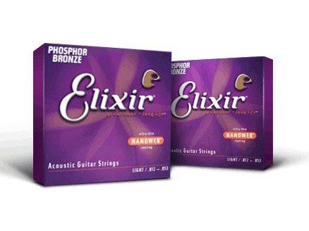 Струны для акустической гитары Elixir AC NW L