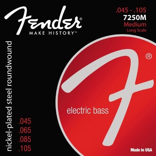 Струни для бас гітари FENDER 7250M