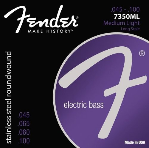 Струны для бас-гитары FENDER 7350ML
