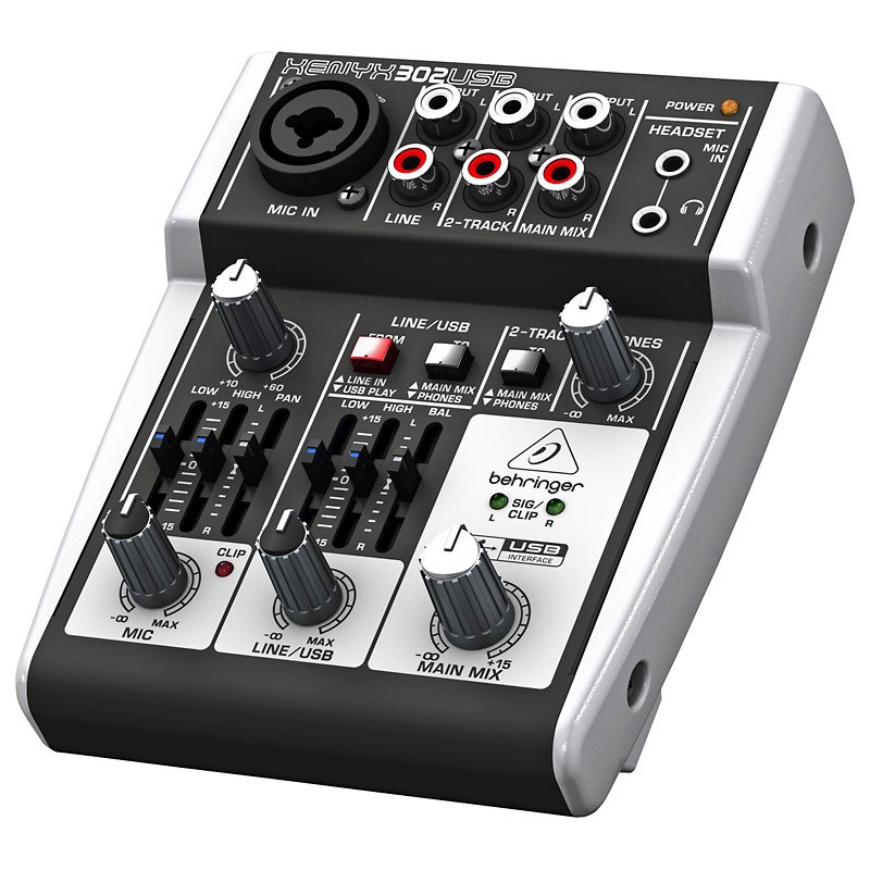 Мікшерний пульт Behringer XENYX302USB