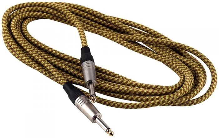 Инструментальный шнур ROCKCABLE RCL30205TC D/GOLD