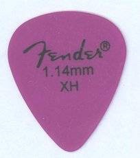 Fender MATTE DERLRIN PICKPACKS (12) PURPLE