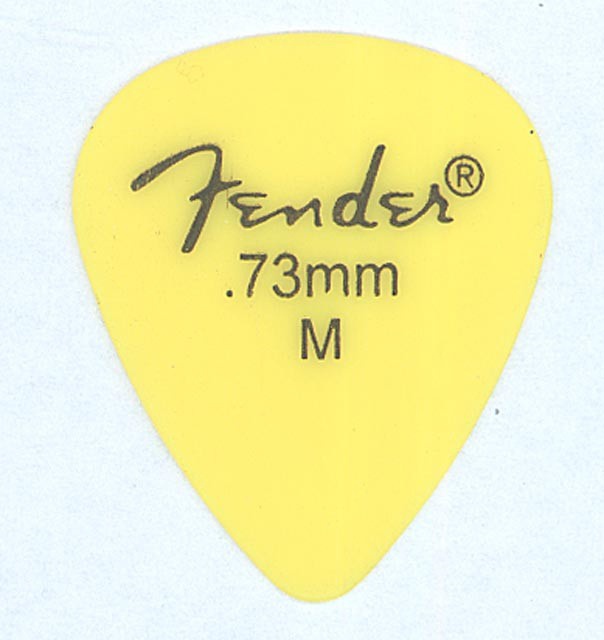 Fender MATTE DERLRIN PICKPACKS YELLOW