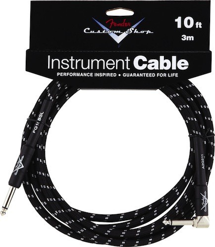 Инструментальный кабель FENDER CUSTOM SHOP PERFORMANCE SERIES CABLE 10&#039;, Black Tweed