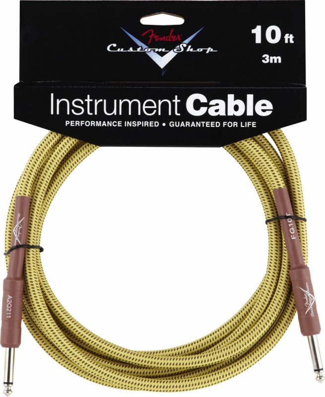 Инструментальный кабель FENDER CUSTOM SHOP PERFORMANCE SERIES CABLE 10&#039;, Tweed
