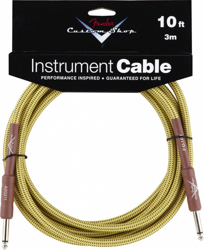 FENDER CUSTOM SHOP PERFORMANCE SERIES CABLE 10&#039;, Tweed