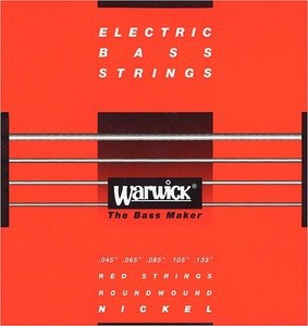 Струны для  бас-гитары Warwick Red Label nickel 46301