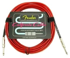 Инструментальный кабель FENDER CALIFORNIA CLEARS 18&#039; CABLE CAR