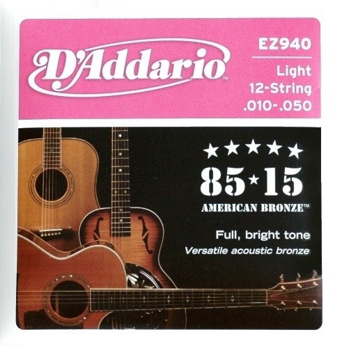 Струни для акустичної гітари D&#039;Addario EZ940