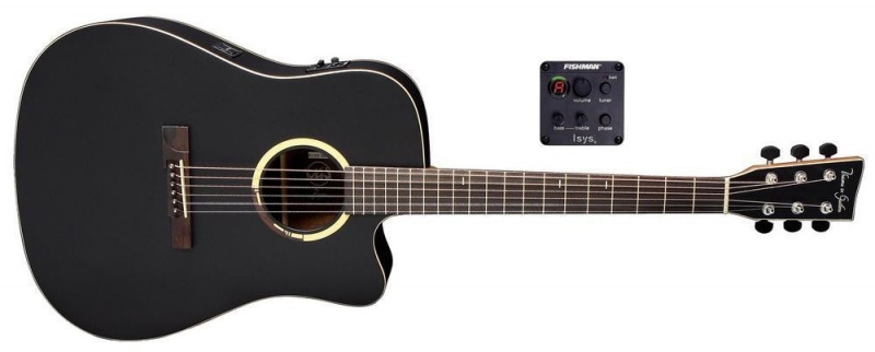 Электроакустическая гитара VGS B-10 CE Bayou Satin Black